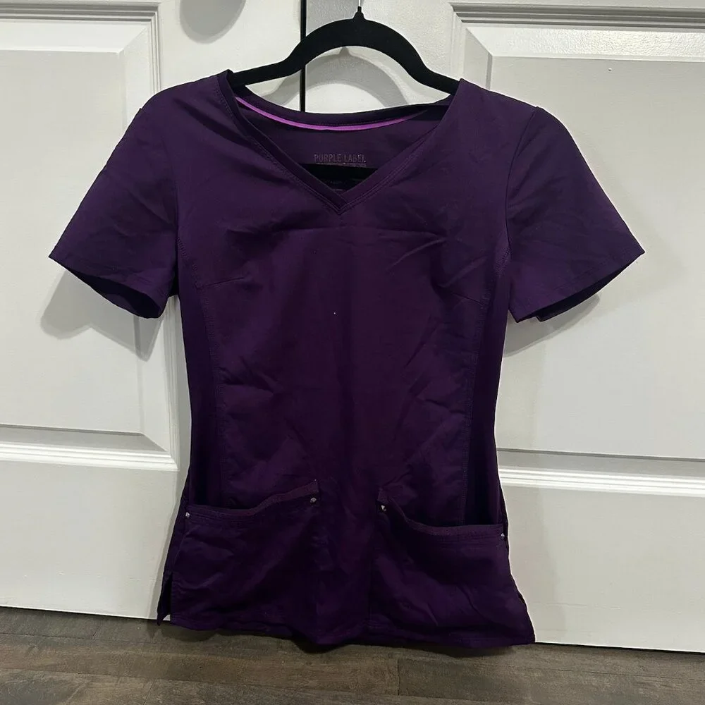 Purple Label Scrub Set XXSP/XXS in Deep Purple - Picture 2 of 3